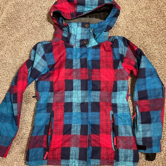 ROXY Snowboard/Ski Jacket w/ removable hood, size XS, EUC - Picture 6 of 11